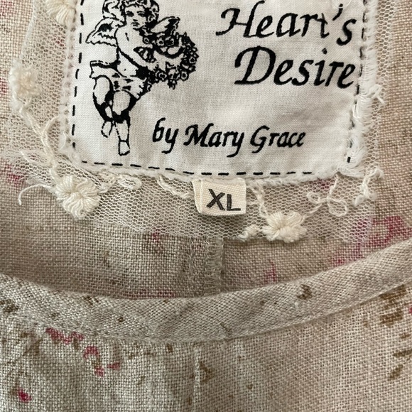 Ruffled Pink and Tan Scoop Neck Maxi Sundress - Picture 13 of 16